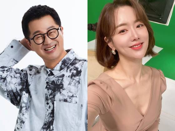 방송인 지상렬, 쇼호스트 신보람(왼쪽부터).