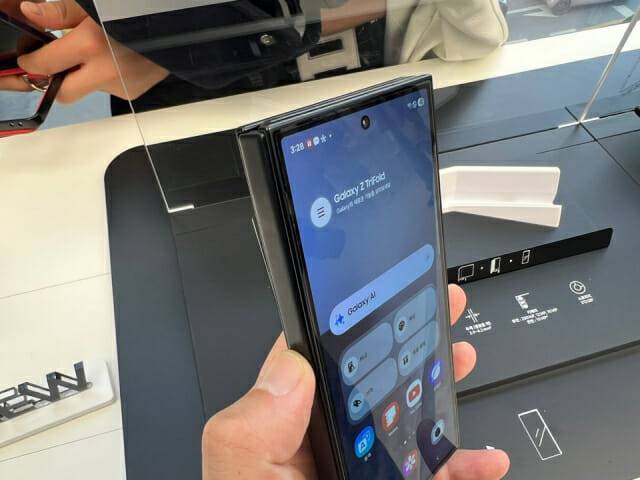 갤럭시 Z 트라이폴드 (사진=지디넷코리아 신영빈 기자)