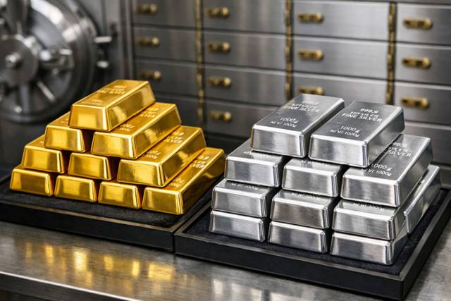 ▲ 골드바와 실버바 [AI 이미지  생성]