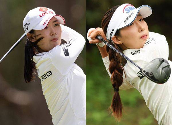 황유민(왼쪽), 이동은