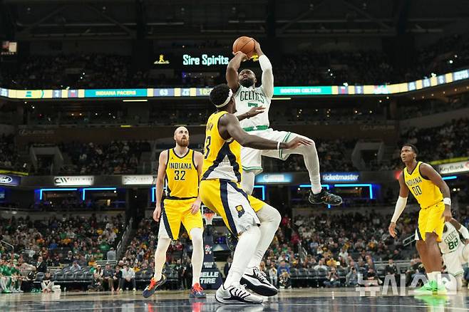 [인디애나폴리스=AP/뉴시스] 미국프로농구(NBA) 보스턴 셀틱스의 제일런 브라운. 2025.12.26.