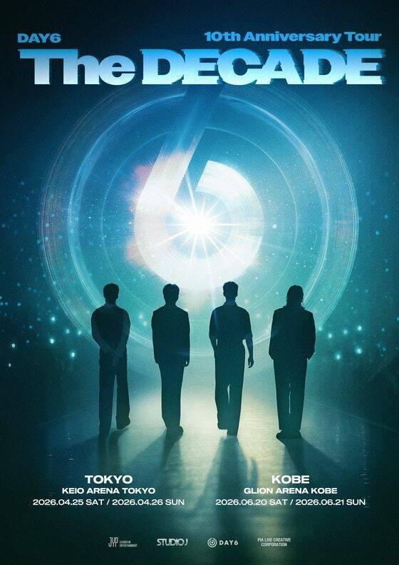 데이식스(DAY6)가 데뷔 10주년을 기념한 월드투어의 열기를 일본으로 이어간다.