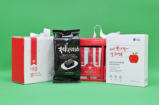 청송군농업기술센터가 개발한 가공제품 3종. /청송군제공