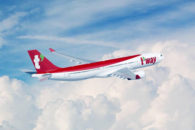 ▲ 티웨이항공 운항 모습. 경북일보DB