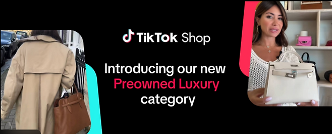 틱톡이 새로운 주요 명품 판매 루트로 부상하고 있다. 사진=틱톡