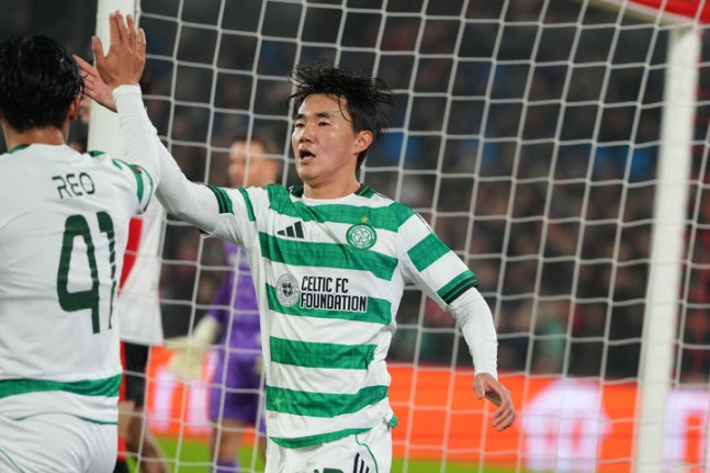 스코틀랜드 프로축구 셀틱의 양현준. AP 연합뉴스