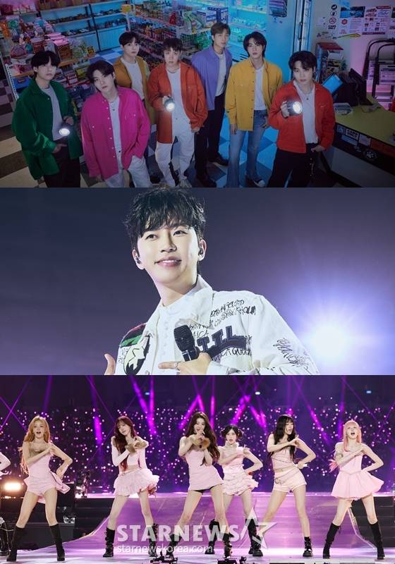 방탄소년단, 임영웅, 아이브(위부터) /사진=빅히트뮤직, 물고기뮤직, 스타뉴스