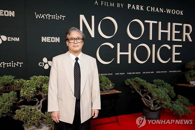 지난 9일(현지시간) 미 LA '어쩔수가없다' 시사회에 참석한 박찬욱 감독  [로이터 연합뉴스 자료사진. 재판매 및 DB 금지]