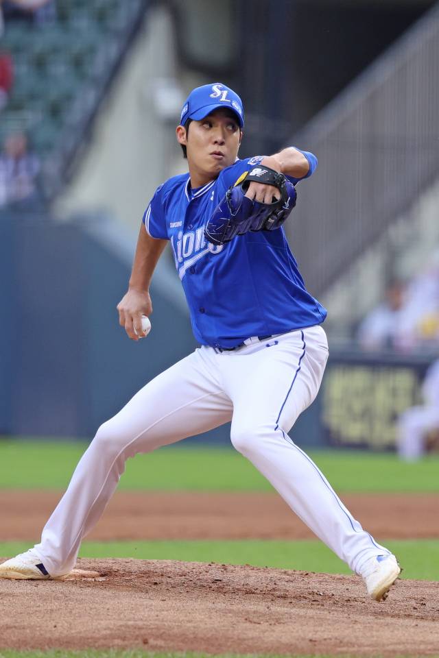 삼성 라이온즈의 원태인. 삼성 제공