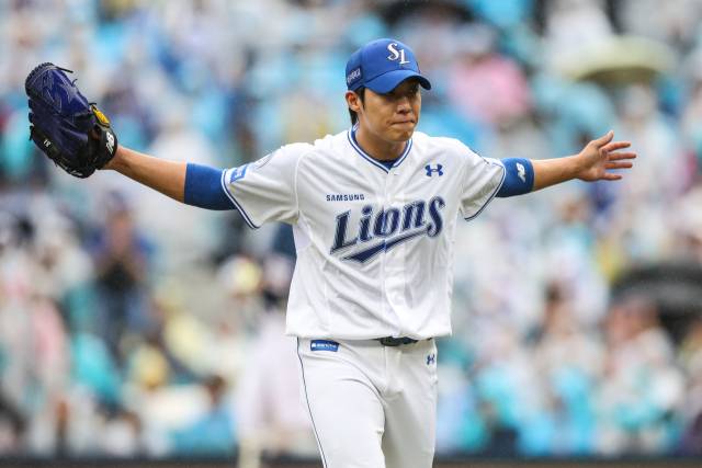 삼성 라이온즈의 원태인. 삼성 제공