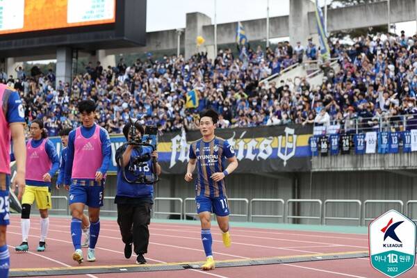 2022년의 울산HD의 엄원상. ⓒ프로축구연맹