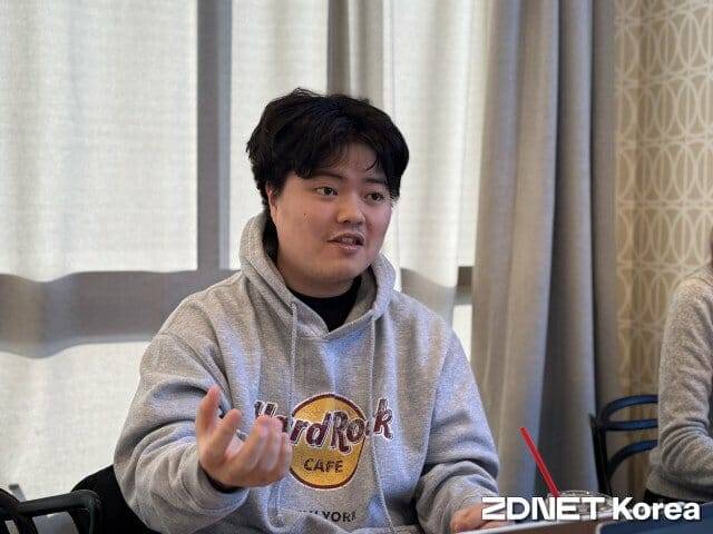 유상윤 에임인텔리전스 대표. 1997년생으로 작년 7월 회사를 설립했다.