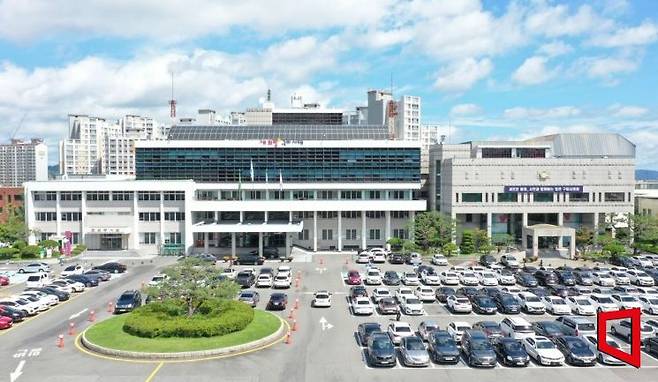 구미시청 전경사진