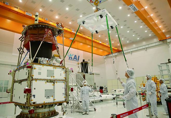 KAI에서 주관개발하는 차세대중형위성 2호 /사진=KAI