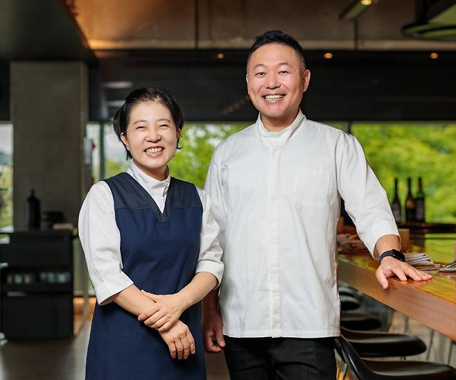 온지음의 조은희·박성배 셰프. 온지음 제공