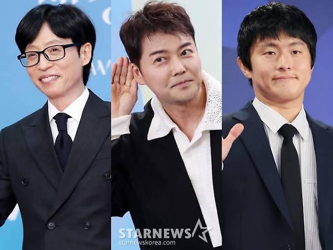 (왼쪽부터) 유재석 전현무 기안84 /사진=스타뉴스