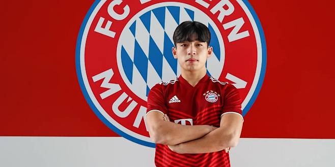 바이에른 뮌헨 이적 당시 이현주. /사진=바이에른 앤 저머니 사회관계망서비스(SNS)