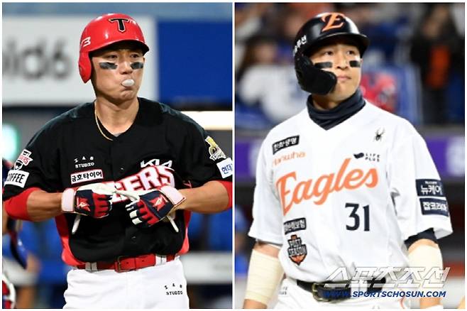 서건창(왼쪽)과 손아섭. 스포츠조선DB