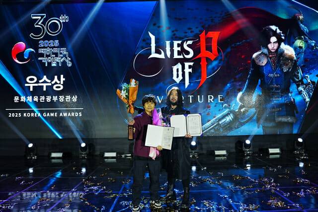 네오위즈 'P의 거짓: 서곡'이 대한민국게임대상에서 2개 부문을 수상했다.