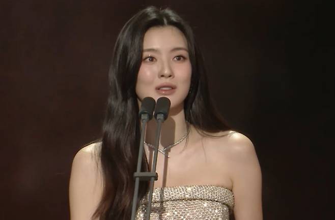 배우 이선빈. /2025 MBC 연기대상