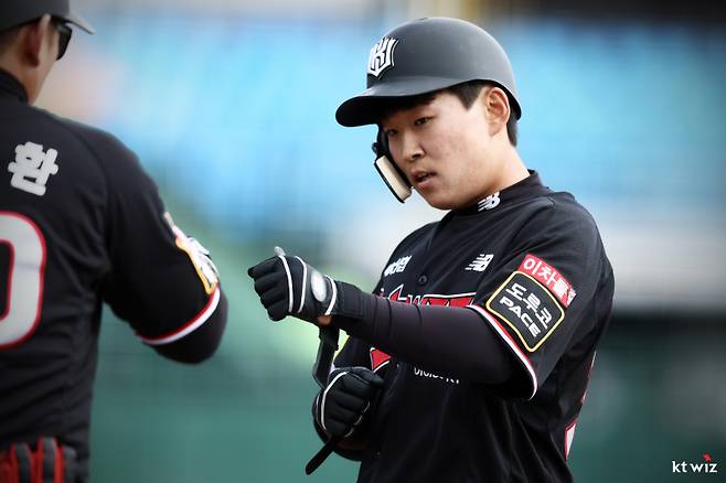 상무 입대 전 신인시절 KT 류현인. KT 제공