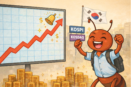 올해 코스피와 코스닥이 각각 70%, 30% 넘게 상승하며 역대급 상승세를 보였다. (사진=ChatGPT 생성)