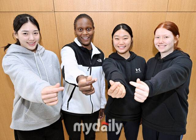 손서연, 박믿음, 장수인, 문티아라./송일섭 기자