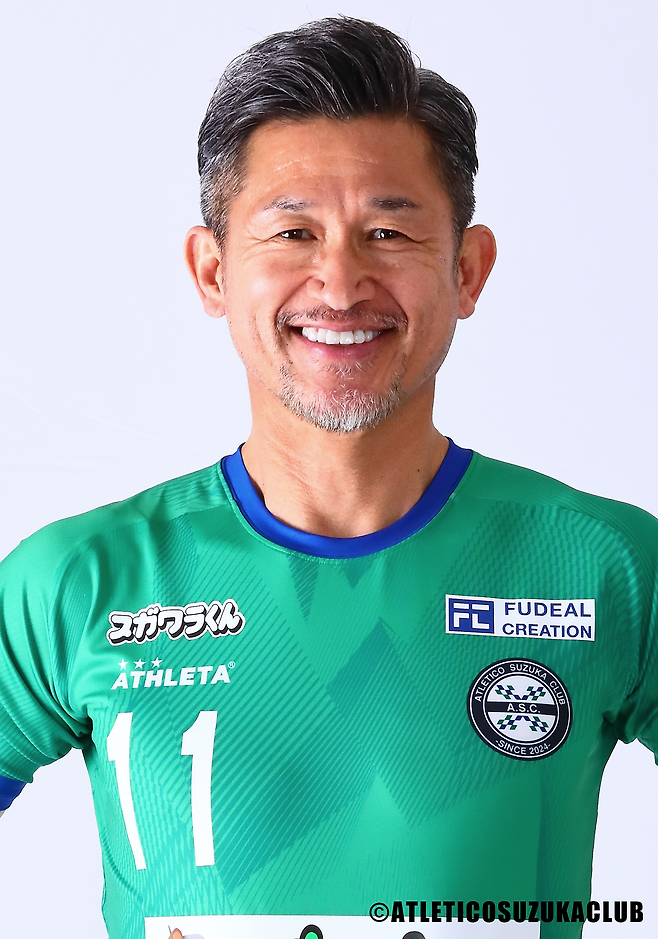 2026년 J3 후쿠시마에서 현역 연장하는 미우라 가즈요시. 후쿠시마 홈페이지