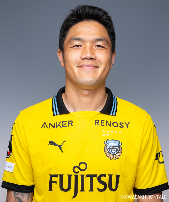 내년 J3 후쿠시마에서 활약하는 정성룡. 후쿠시마 홈페이지