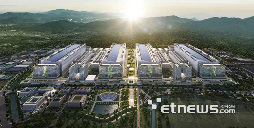 SK하이닉스 용인 반도체 클러스터 예상 조감도.