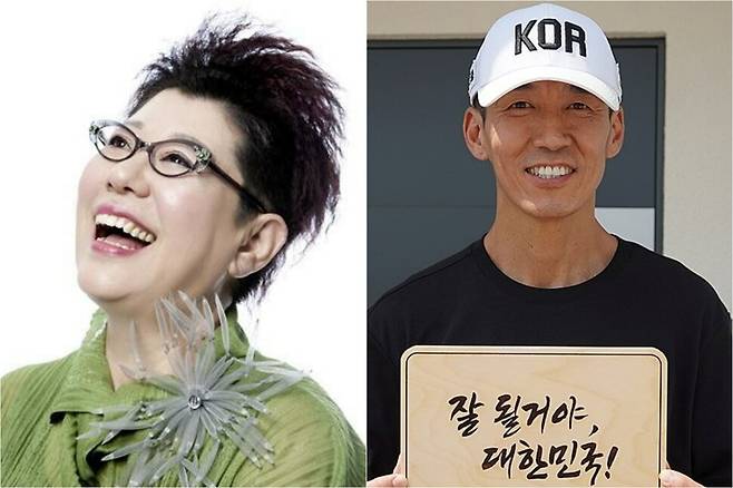 가수 양희은, 가수 션. 한겨레 자료사진, 연합뉴스