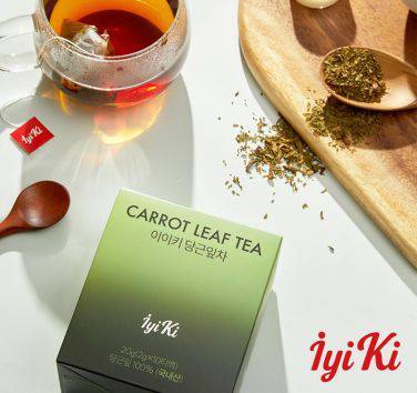 이이키 당근잎차 / 출처=이이키