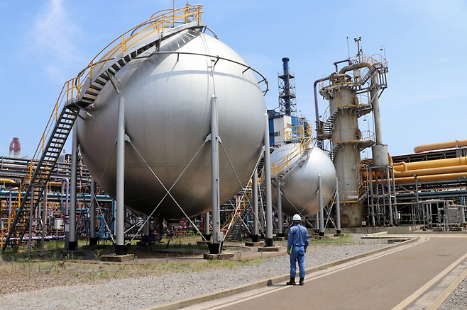 포스코 광양제철소의 부생수소 생산설비. [포스코]