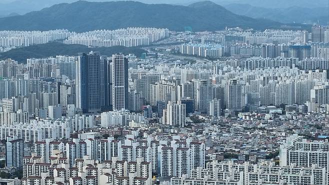 대구 도심 아파트 단지 전경.[사진=김병진기자]