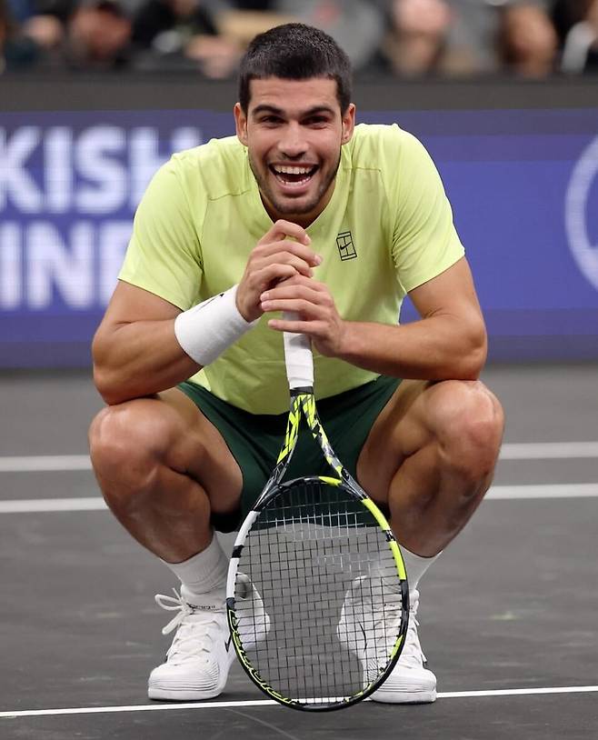 Carlos Alcaras, who won his first Australian Open title and is aiming for a career Grand Slam. photo instagram