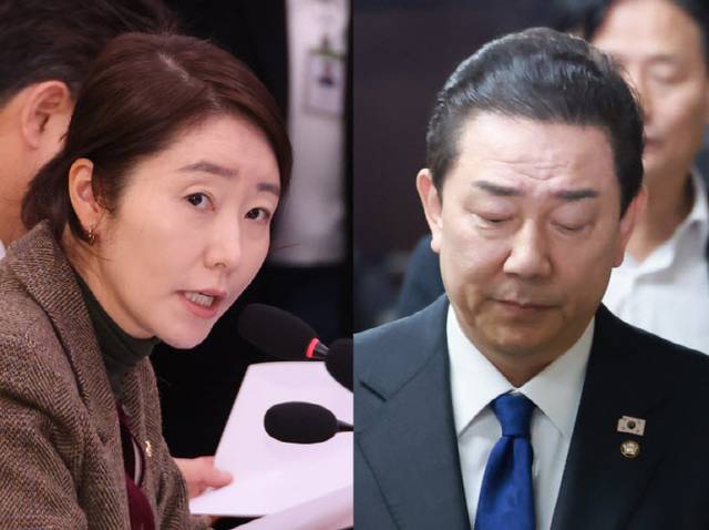 강선우 더불어민주당 의원 (왼쪽), 김병기 더불어민주당 의원. [연합뉴스]