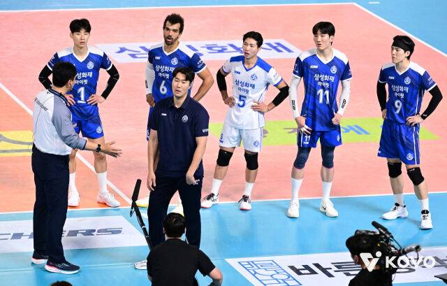 삼성화재 고준용 감독대행./KOVO