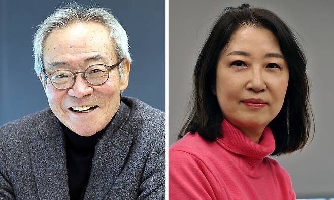 (왼쪽부터)김화영, 권지예.