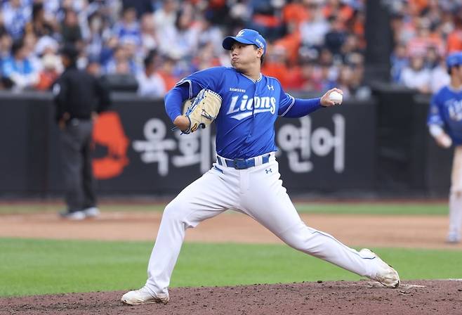 삼성 라이온즈 투수 배찬승. <삼성 라이온즈 제공>