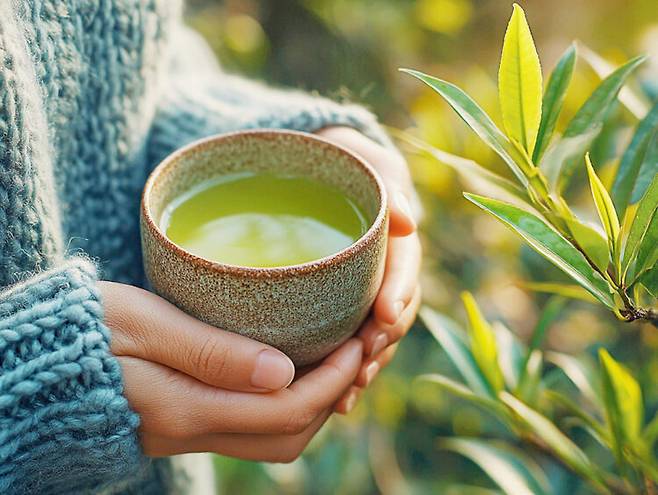 녹차에는 카테킨 등 항산화 성분이 풍부해 나쁜 콜레스테롤을 줄이는 데 효과가 있다. 사진=클립아트코리아