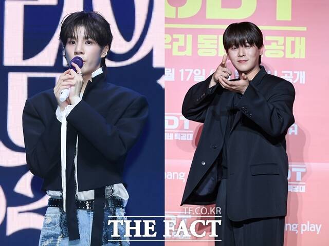 가수 정동원(왼쪽)과 배우 이정하가 2026년 입대한다. /더팩트 DB