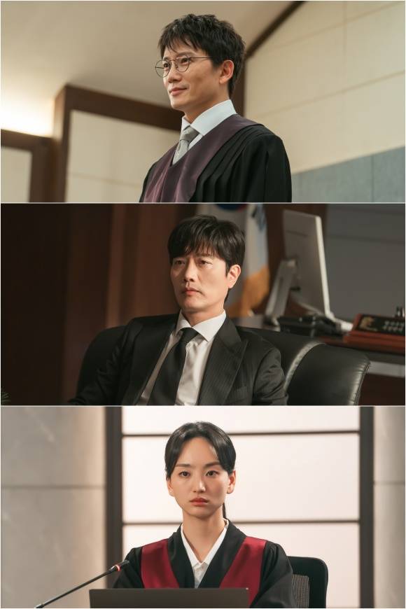 '판사 이한영' 배우 지성·박희순·원진아가 자신의 캐릭터를 설명하는 키워드를 공개했다. /MBC
