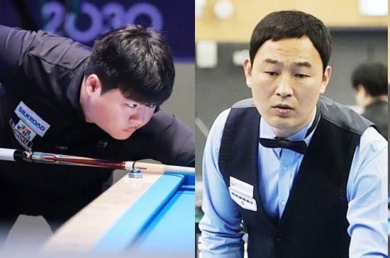 조명우(왼쪽)와 최완영이 오는 2월말 독일 비어슨에서 열리는 국가대항전인 세계3쿠션팀선수권에 국가대표로 출전한다. (사진=대한당구연맹, MK빌리어드뉴스 DB)