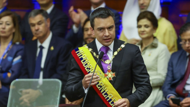 다니엘 노보아 에콰도르 대통령. 연합뉴스