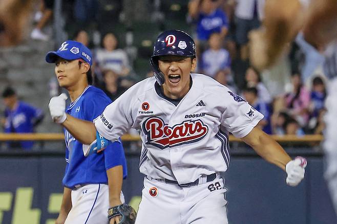 두산 안재석. 연합뉴스