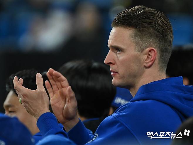 2020~2023시즌 KBO리그 삼성 라이온즈에서 에이스로 활약했던 미국 출신 우완 파이어볼러 데이비드 뷰캐넌. 사진 엑스포츠뉴스 DB