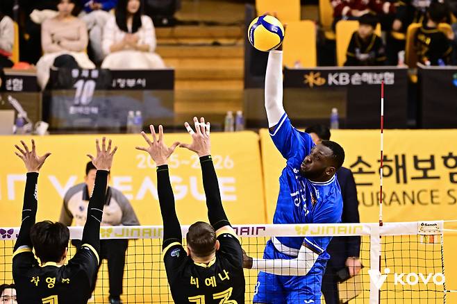 한국전력의 쉐론 베논 에번스. (KOVO 제공)