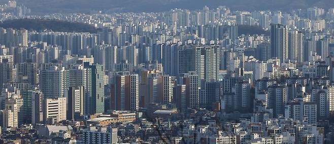 서울 아파트 전경. 뉴시스