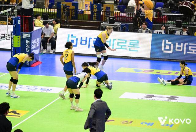 현대건설 선수단./KOVO