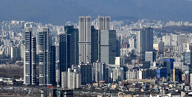 서울 성동구 성수동 일대 아파트 단지 모습. [헤럴드경제DB]